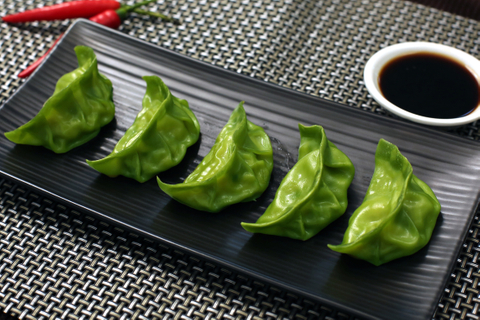 饺子 绿色