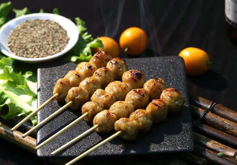 素烤丸子串