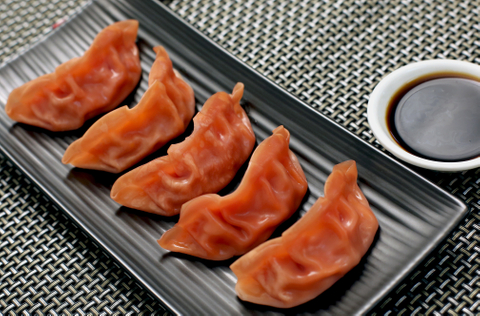 饺子 红色